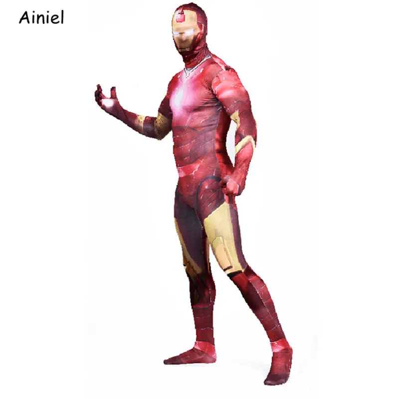 Костюм для косплея из фильма Железный человек 3 Тони Сарк Старка лайкра взрослые