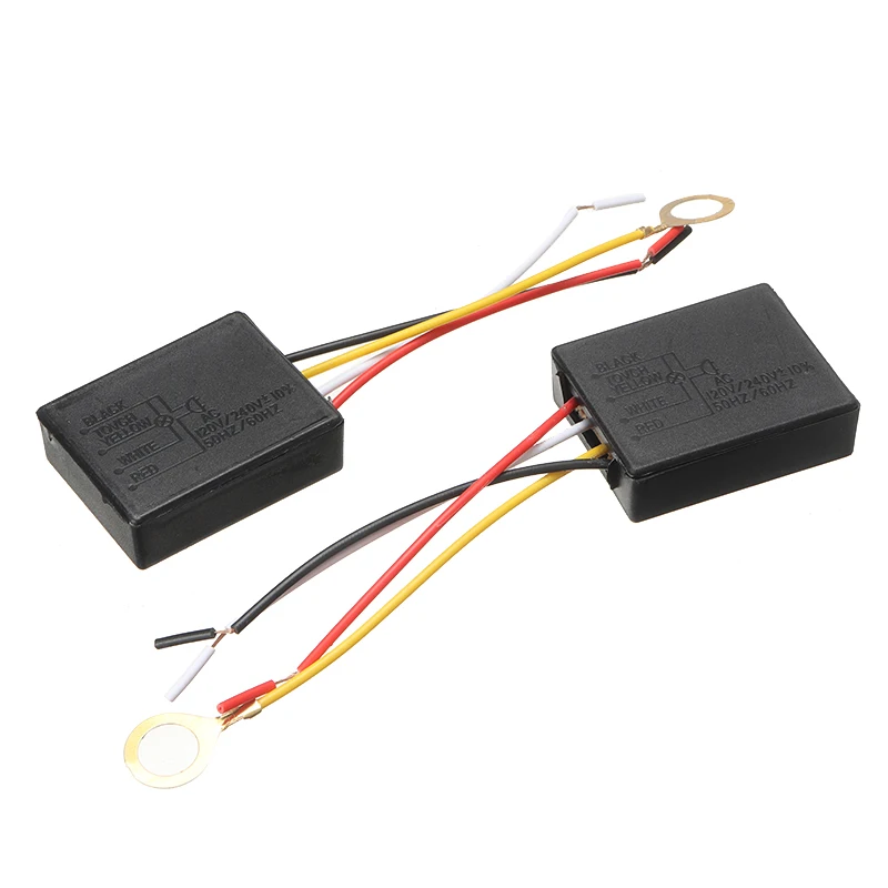 2 шт. 3 Шестерни затемняемая сенсорная светильник Сенсор AC 100-240V настольная лампа