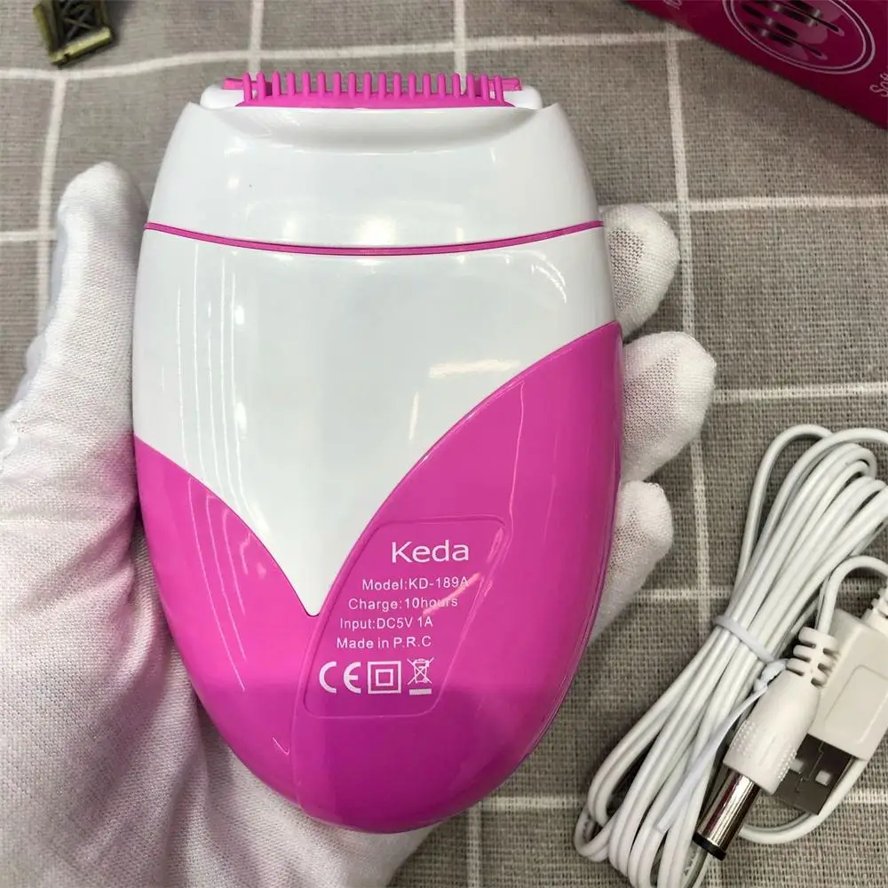 Женский эпилятор, USB зарядка, машинка для удаления волос, электрический перезаряжаемый Женский Триммер для бритья, удаление волос