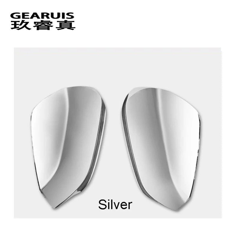 Car styling Carbon fiber for Audi Q3 2019 rearview mirror frame door mirror decoration covers Stickers Trim Auto accessories