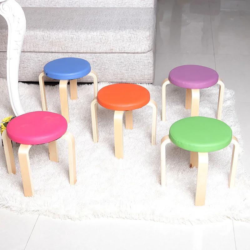 Креативный Круглый Простой Модный обеденный стул для гостиной стол туалетный