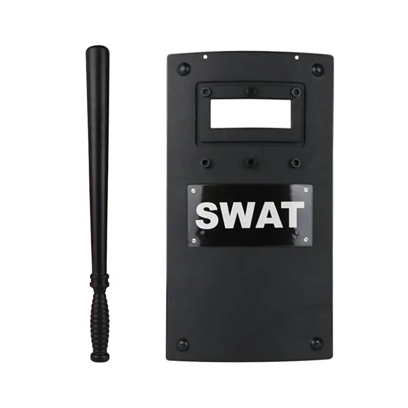 2 шт. моделирование swat щит Пластик модель мини для сабвуферный динамик SWAT фигурка