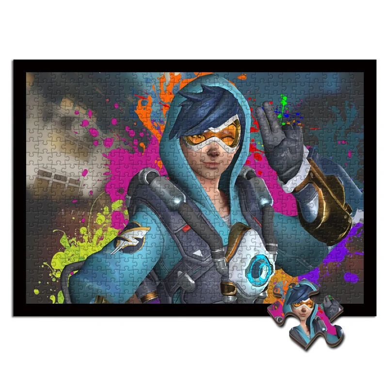Overwatch головоломка OW Genji Jesse Mccree Reaper игровые персонажи 1000 шт. рельефные