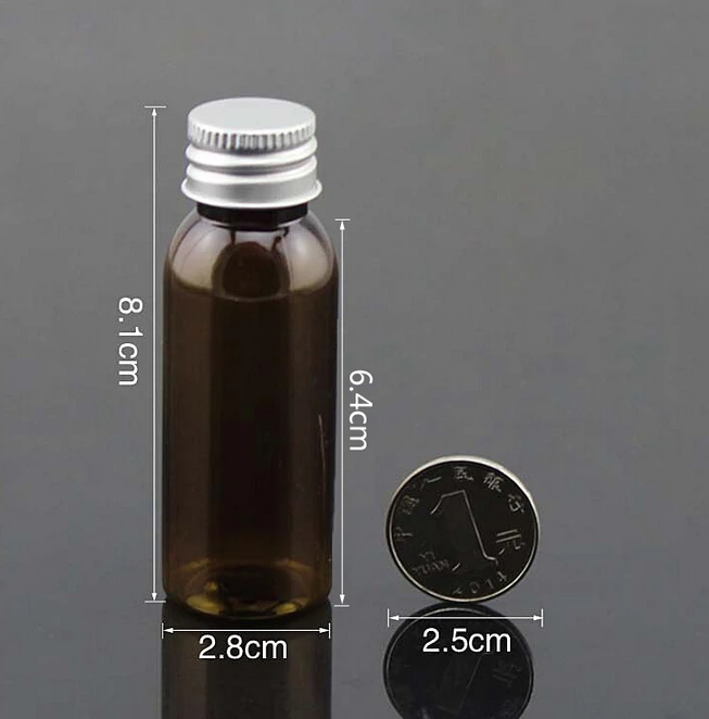 

30ML small aluminum cap bottle small PET Sample Vial