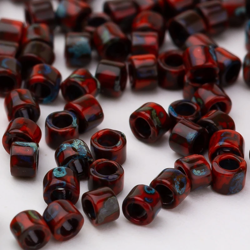 Taidian японский Miyuki Delica seedbeads 11/0 многоцветный стиль Пикассо для женщин ювелирные