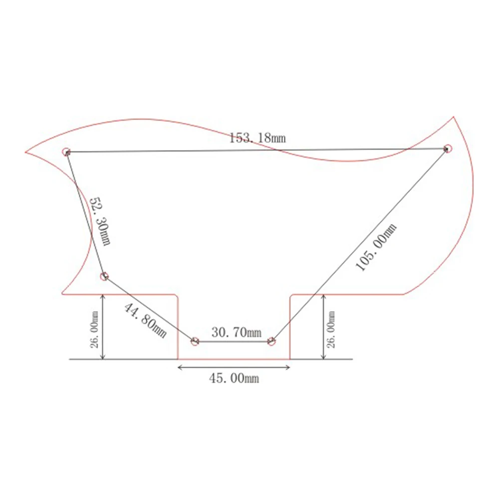 pleroo custom gitarre teile für uns 5 schraube löcher soporte epi g400 pro elektrische gitarre schlagbrett scratch platte free global shippi