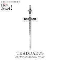 pendant royal sword2021 summer new jewelry vintage 925 sterling silver symbolism of courage gift for men women
