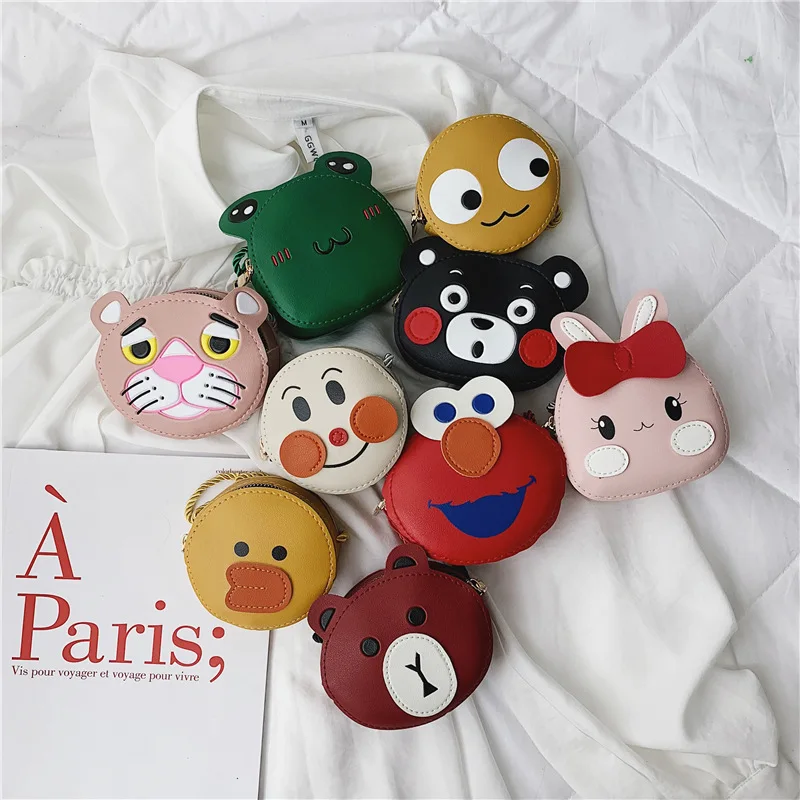 

9 Styles Newest Arrival Kids Girl Crossbody Bags Cute Cartoon Animal Coin Purse Handbag Children Wallet Small Coin Bag