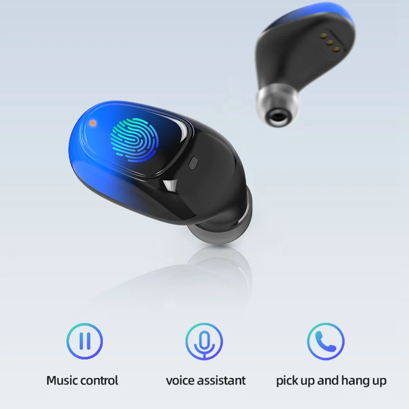 Новинка TWS-наушники ES01 Touch True Wireless мини-наушники стерео Bluetooth 5 0 гарнитура тяжелые