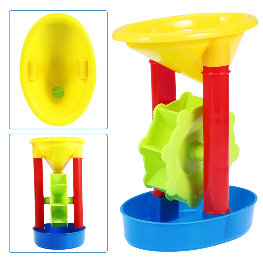

Toyvian 18PCS Sand Molding Toys Kid's Summer Beach Toys Sand Play Set with Castle Sea Animal Sand Molds and Tools (Random Color)