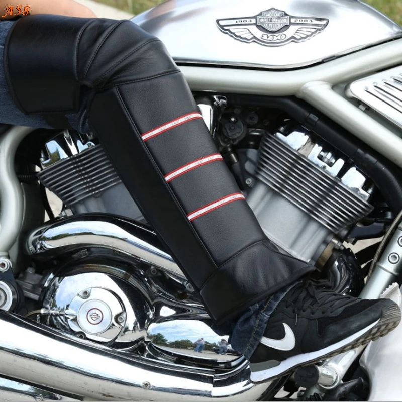 

1pair Motorcycle Warm Kneepad Legs Warmer Motorbike Riding Protective Knee Pads