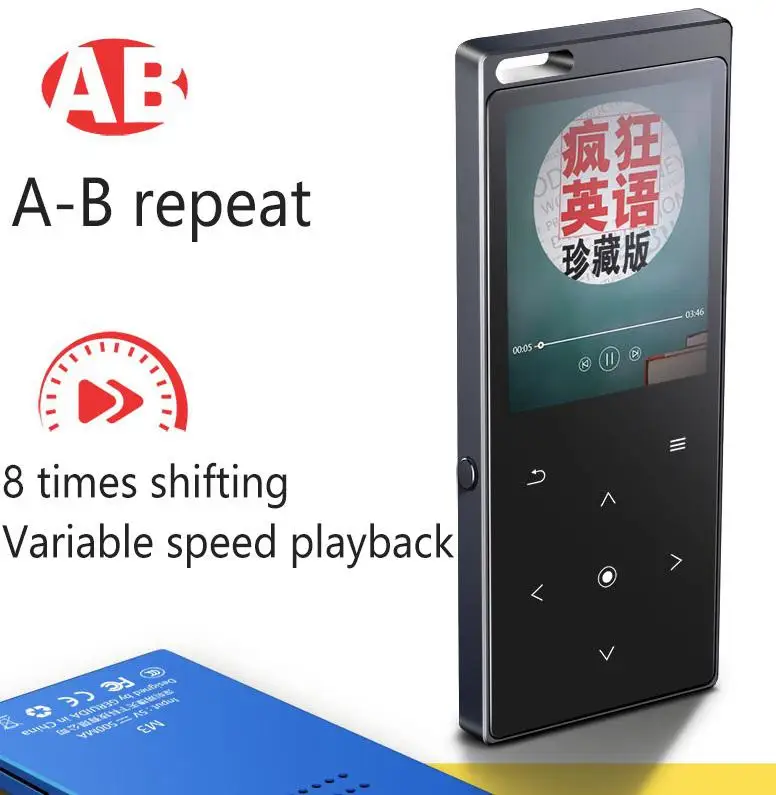 BEESCLOVER 8G Bluetooth MP4 плеер студент MP5 Mp6 чтения электронных книг текст Обучение