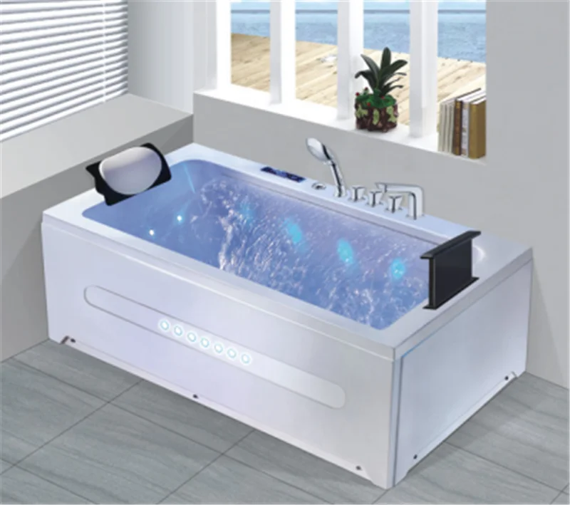 Модное акриловое джакузи для массажа ванна с подушкой |