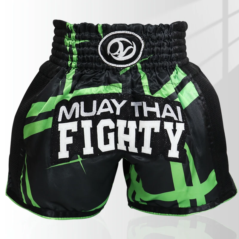 Шорты Muay Thai для бокса тренировочные дышащие боксерские шорты мужчин и женщин