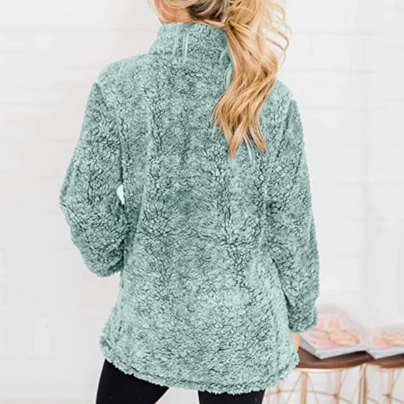 

Women's Parkas For Autumn And Winter Warmth Plush Thick Long-Sleeved New Fashion Coats