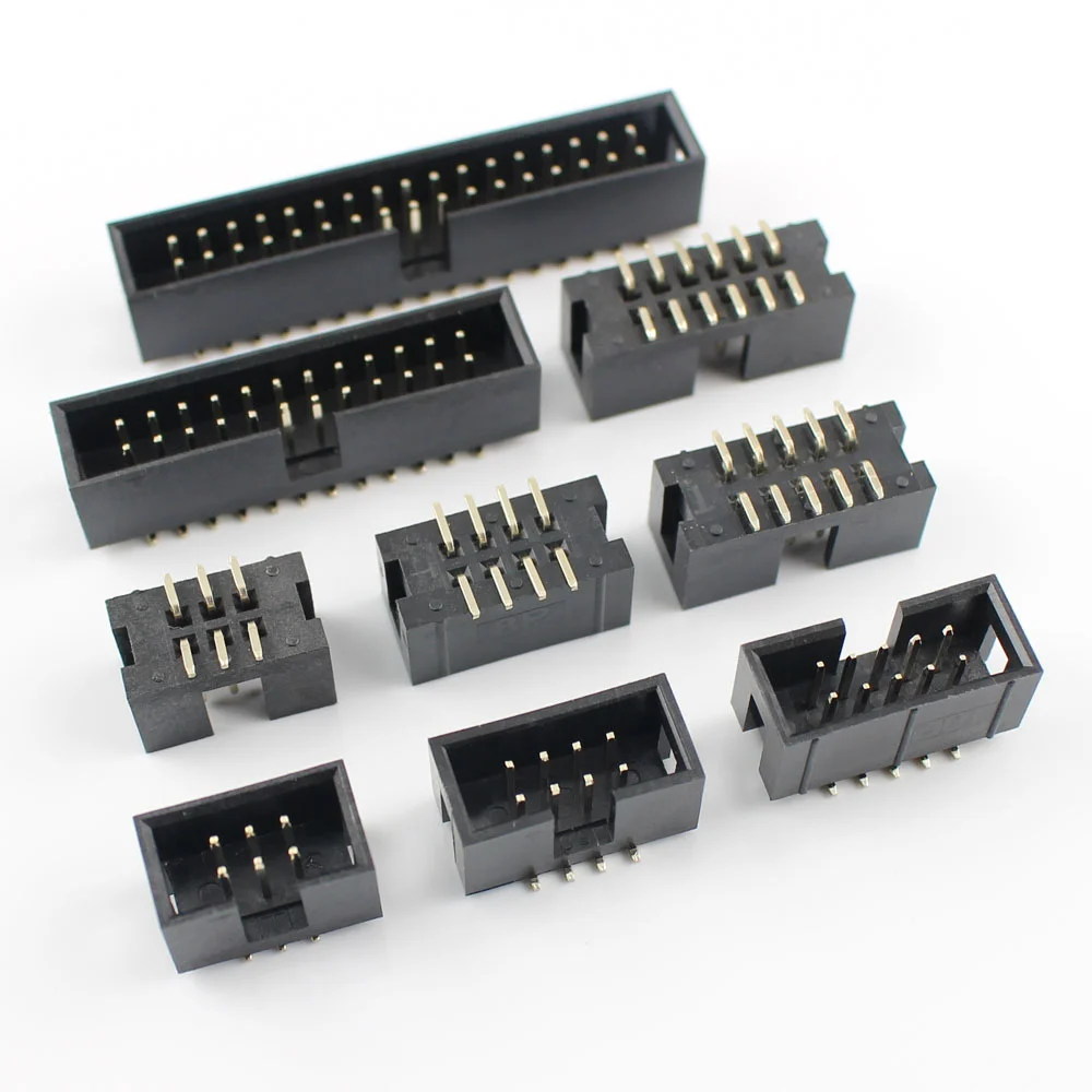 Штекерный разъем SMT DC3 2 54 мм 10 шт. 6 8 12 14 16 20 24 26 34 40 контактный IDC 6P 8P 10P 12P 14P 16P 20P
