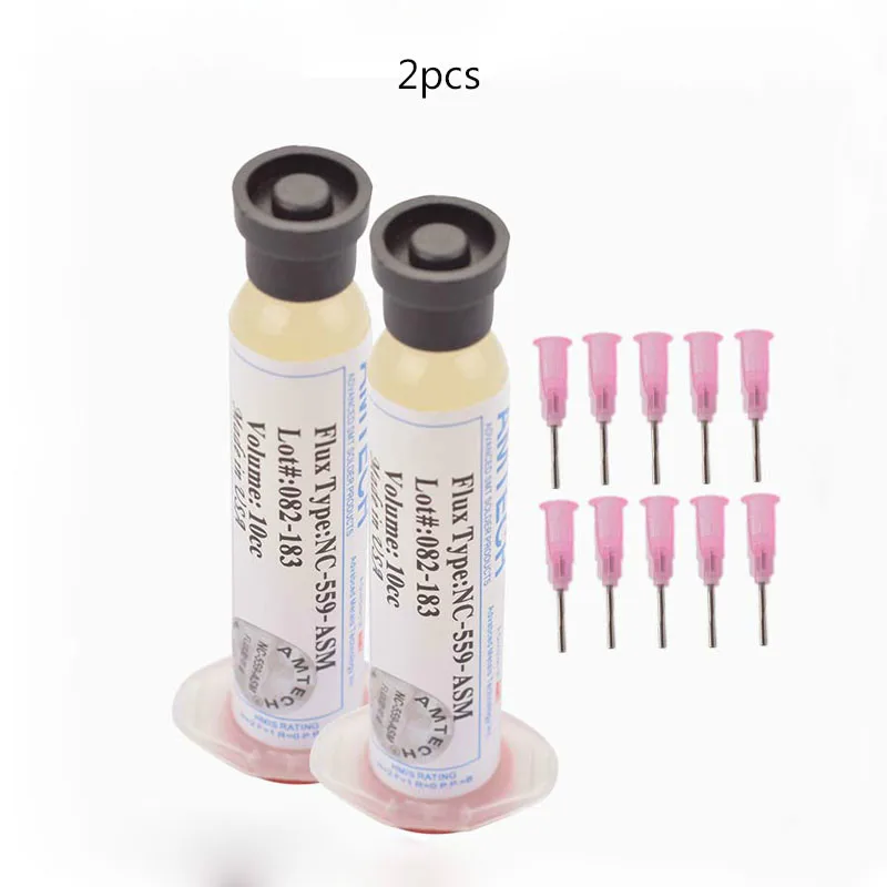 

Припоя паяльной пасты флюсовая паста 10cc с 10 шт. иглы NC-559-ASM-UV BGA PCB для сварочные инструменты передовых технологий флюсовая паста