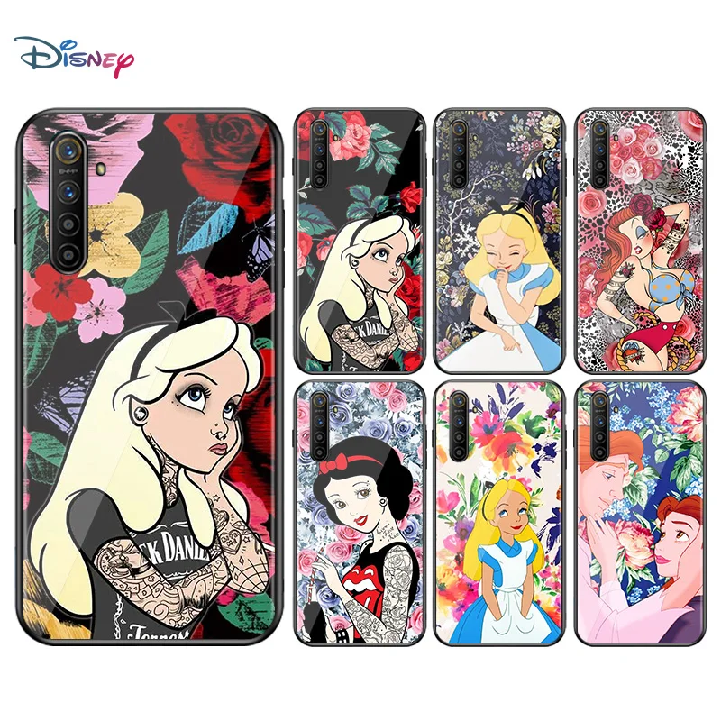 

Disney Cartoon Animation Alice Princess For OPPO A93 A92 A73 A53S A52 A32 A31 A12E A1K Find X2 X3 Pro Lite Neo Black Phone Case