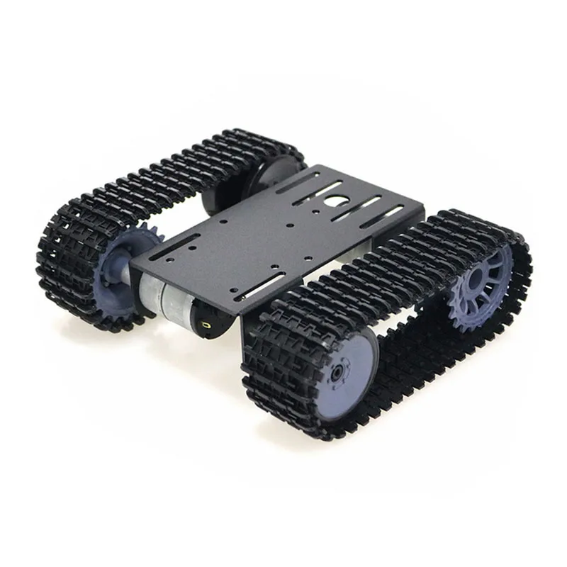 

Top Quality Aluminum Alloy T101 Tank Robot Car Chassis Track Tank For Arduino