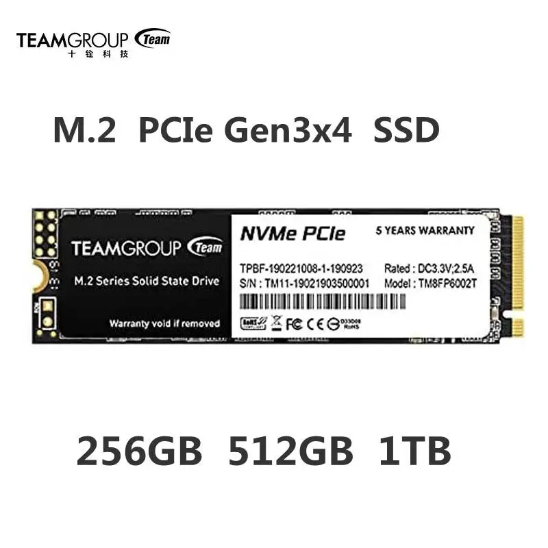 TEAMGROUP MS30 128 ГБ 256 512 ТБ с SLC Cache 3D NAND TLC M.2 2280 SATA III Внутренний твердотельный Накопитель