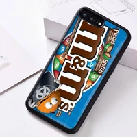 mms chocolate candy classic look phone case rubber for iphone 12 11 pro max mini xs max 8 7 6 6s plus x 5s se 2020 xr cover