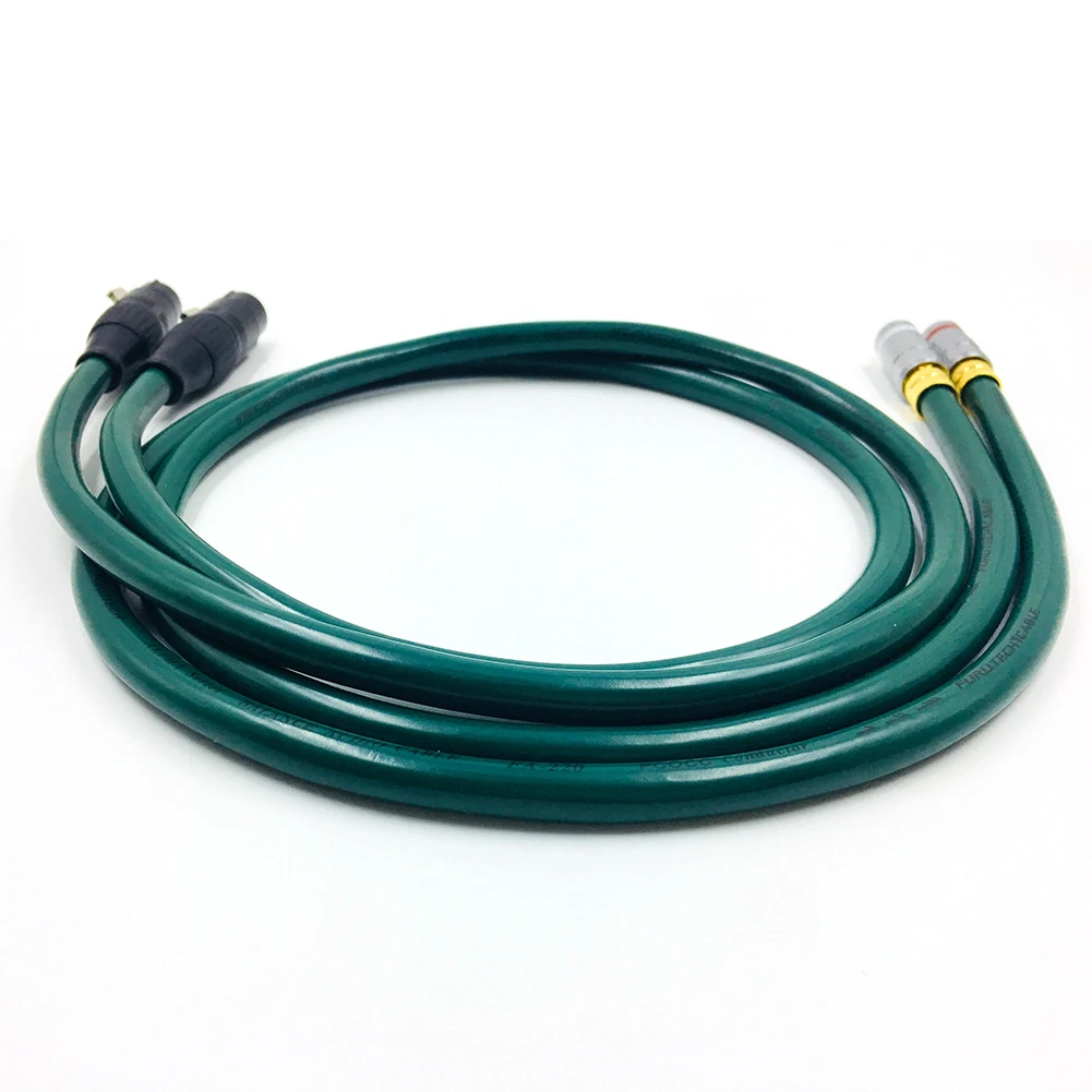 Hi-Fi FURUTECH аудиокабель с разъемом OCC RCA штекером и двумя разъемами XLR гнездовой