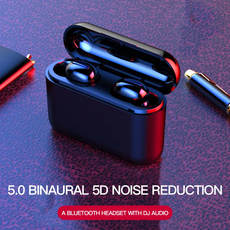 Q32S Bluetooth наушники 5 0 Handsfree Беспроводные спортивные 3D стерео водонепроницаемые
