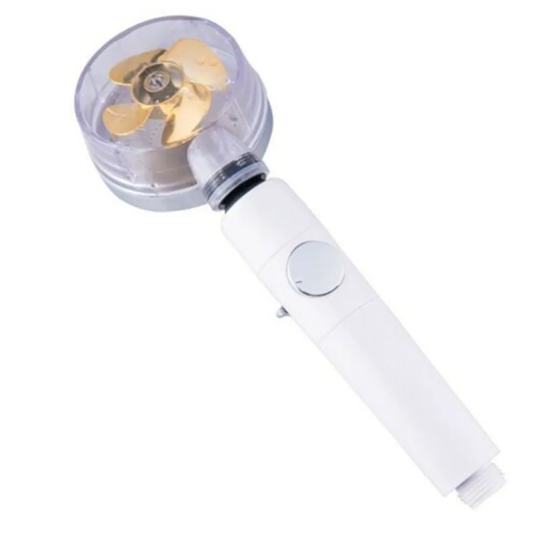 

360 Rotated Shower Head High Pressure Water Saving Rainfall Spray SPA Bath Handheld Pressurized Massage Turbo Fan Shower Head