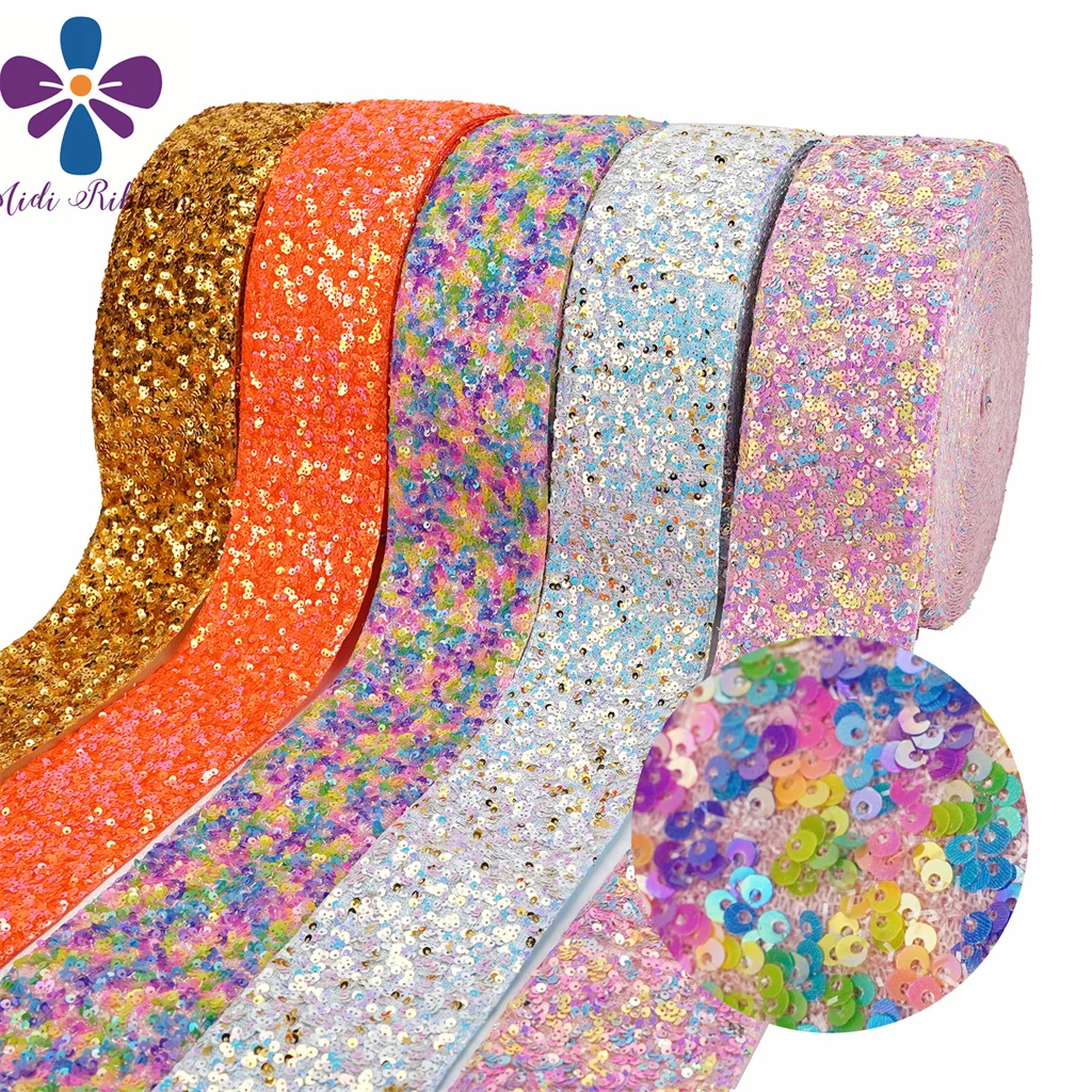 

Лента с блестками 3 дюйма, 75 мм, 25 ярдов