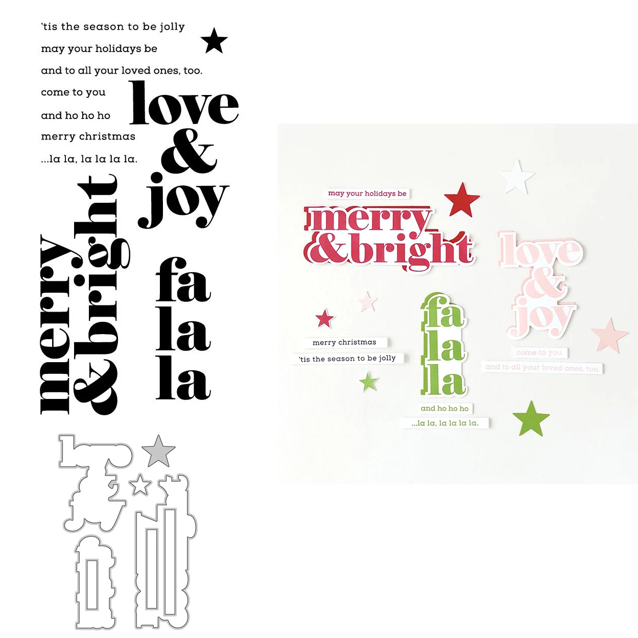 

Bright Fa Metal Cutting Dies Stamps Scrapbook for New 2021 Diary Decoration Embossing Template Paper Diy Greeting Card Handmade