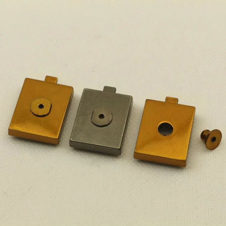 31x24mm Square Bag Locks Metal Handbag Pushed Lock Snaps Clasp For DIY Replacement Purse Closure Leather Accessories | Дом и сад