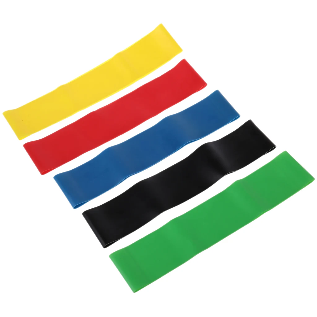 Эластичные резиновые петли ленты из латекса для тренировок в тренажерном зале |