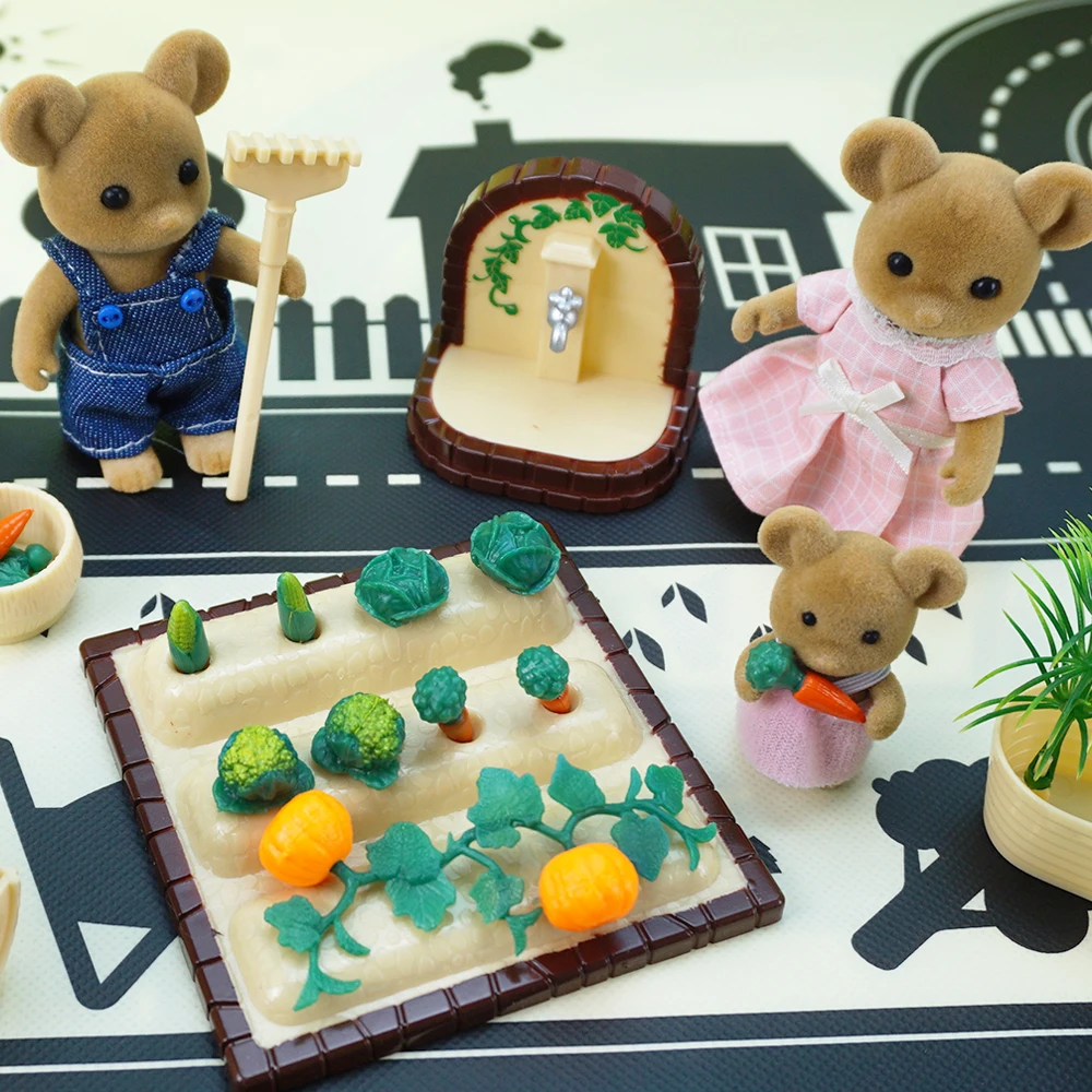 Мебель для кукольного домика миниатюры 1/12 набор гостиной кухни ванной фигурки