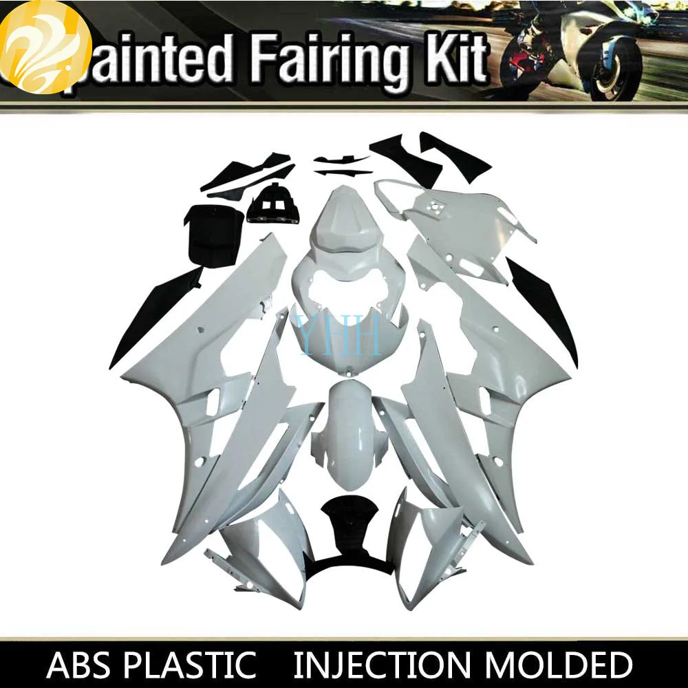 

Fine Fairing Kit For Yamaha YZF R6 YZFR6 YZF-R6 2006-2007 06-07 Unpainted White ABS Plastic Injection Motorcycle Bodywork Set