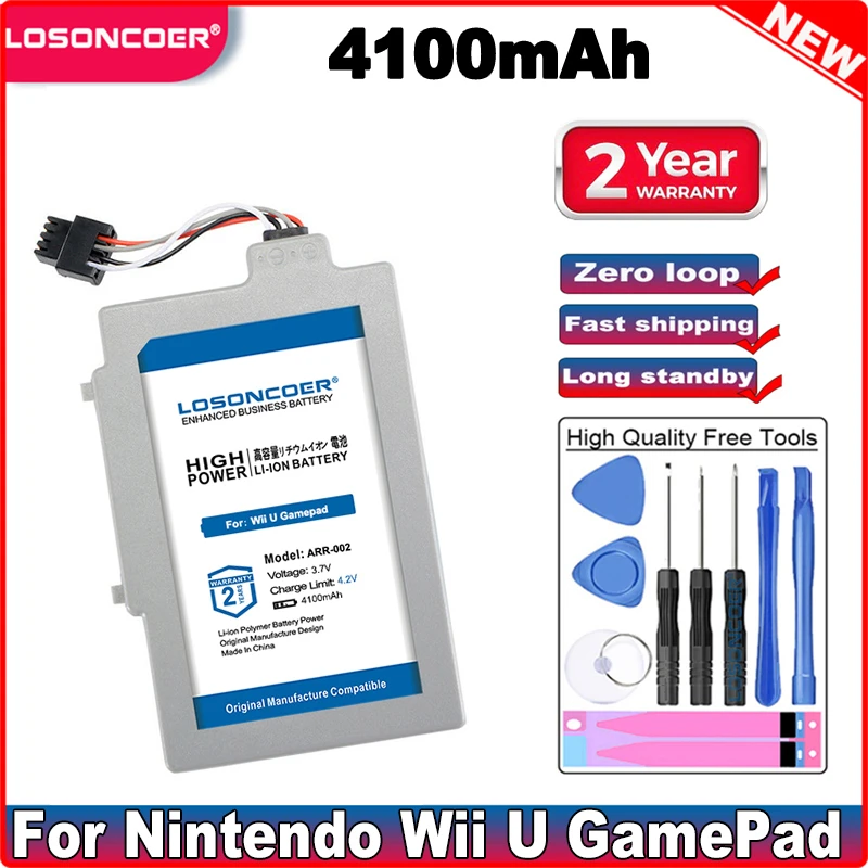 WUP-002 ARR-002 4100mAh Battery For Nintendo Wii U GamePad Controller Joystick Batteries | Электроника
