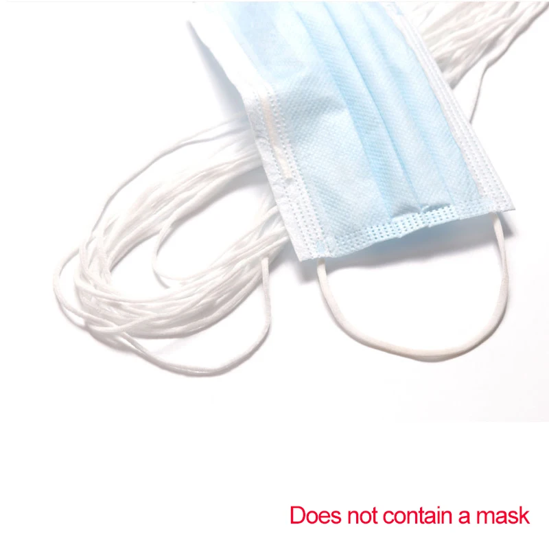 2020 оптовая продажа 3 мм белые тонкие круглые эластичные ленты эластичная веревка