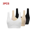 Бюстгальтер спортивный, двухслойный, бесшовный, без оправы, 3 шт.2 шт.1 шт.