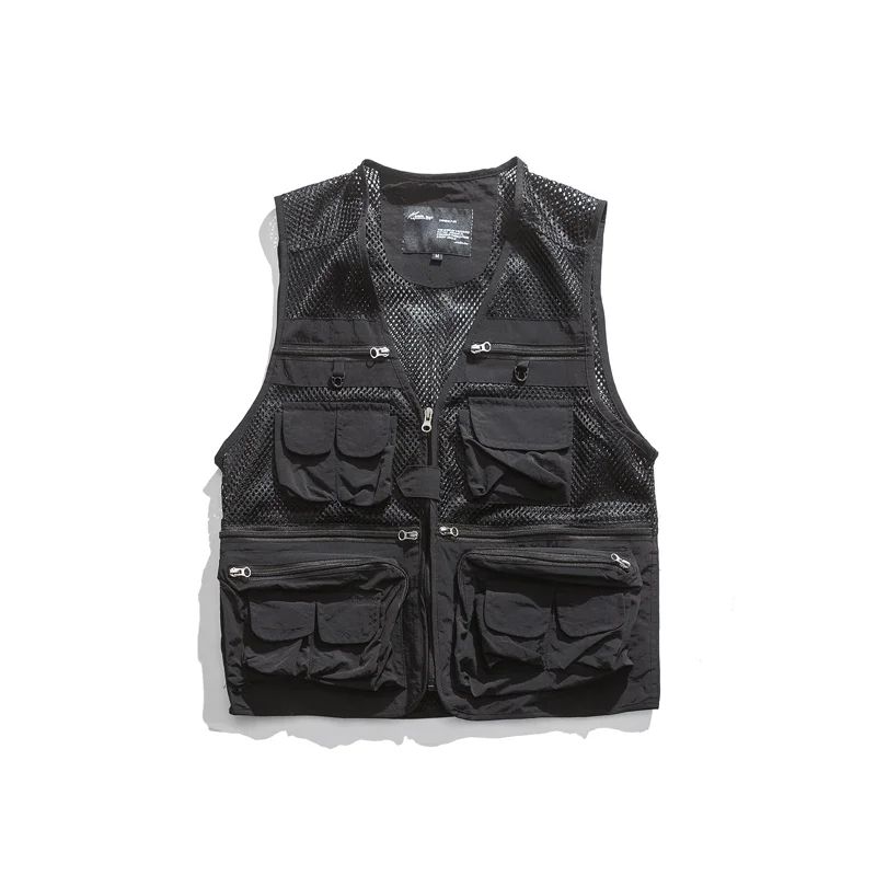 Жилет мужской тактический без рукавов с карманами на лето 2020