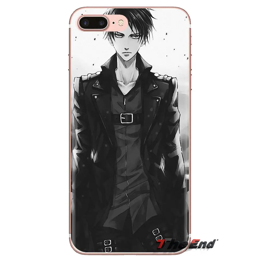 Для Xiao mi 4 5 5s 6 A1 A2 5X6X8 9 Lite SE Pro Max Mix 2 3 2S чехлы для телефонов Levi Ackerman Attack on Titan AMV |