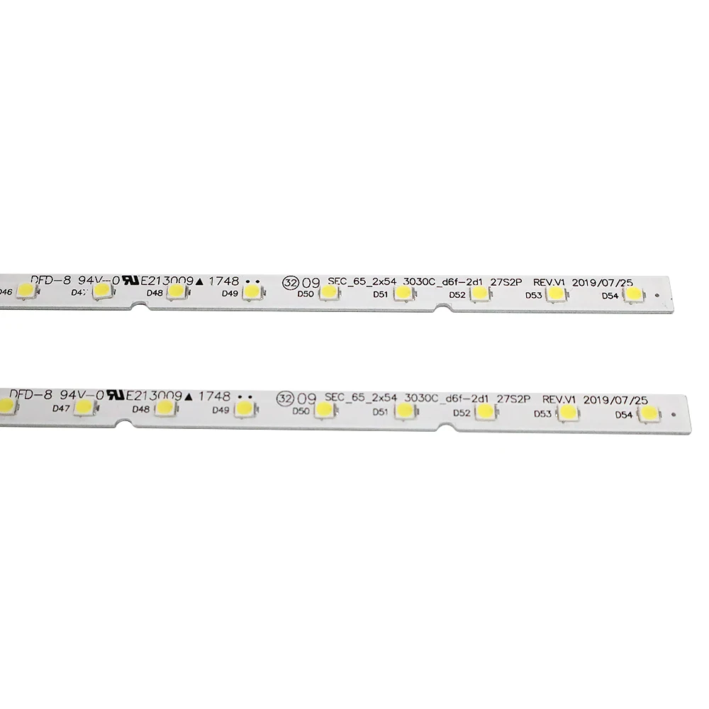 4 шт./лот 54LED светодиодная подсветка для Sam sung UN65MU6290VXZA UN65MU6290 BN96-44814A сек 65 2X54 3030C FL689480