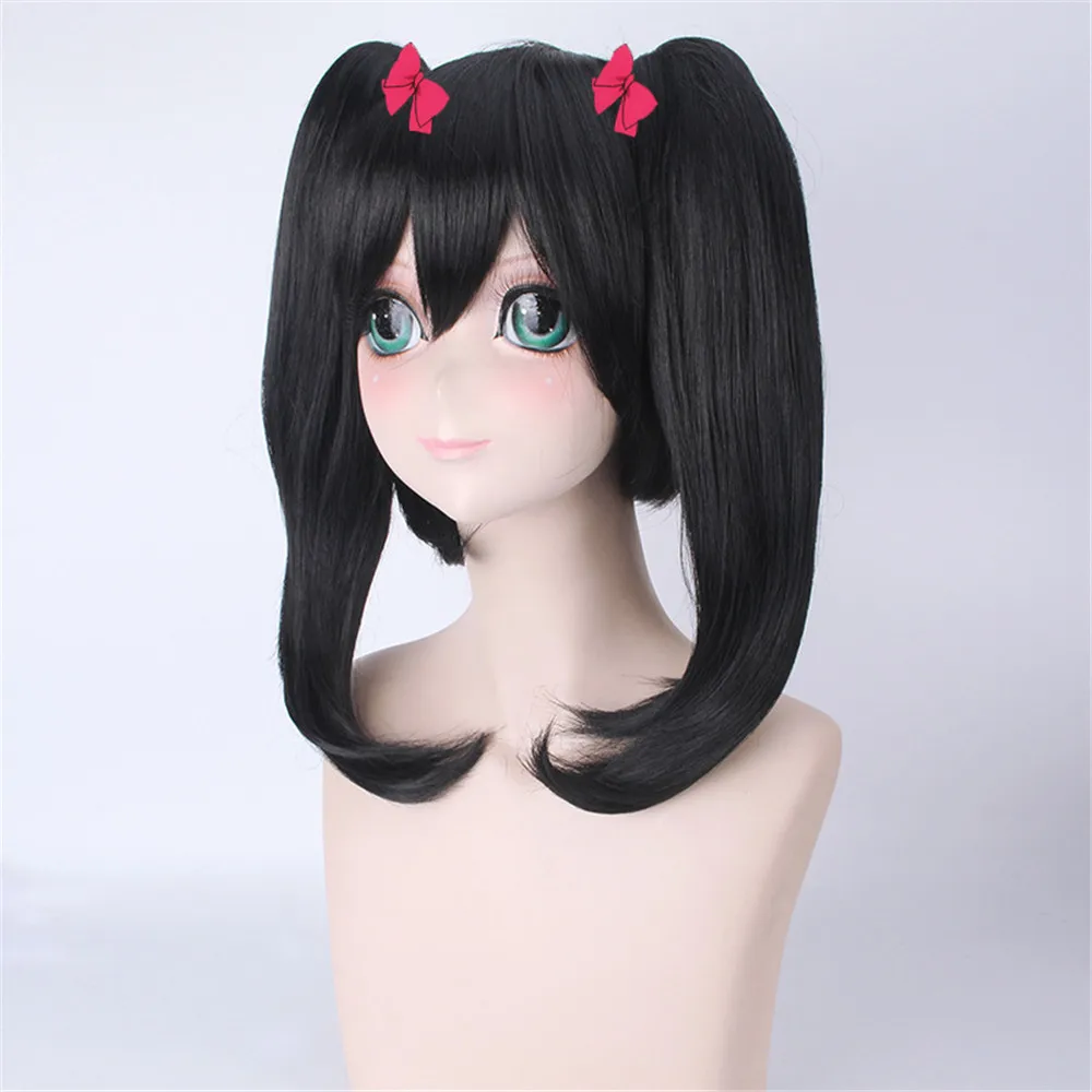 Высокое качество замечательно! Парик для косплея Love Live костюм Нико Ядзава парики