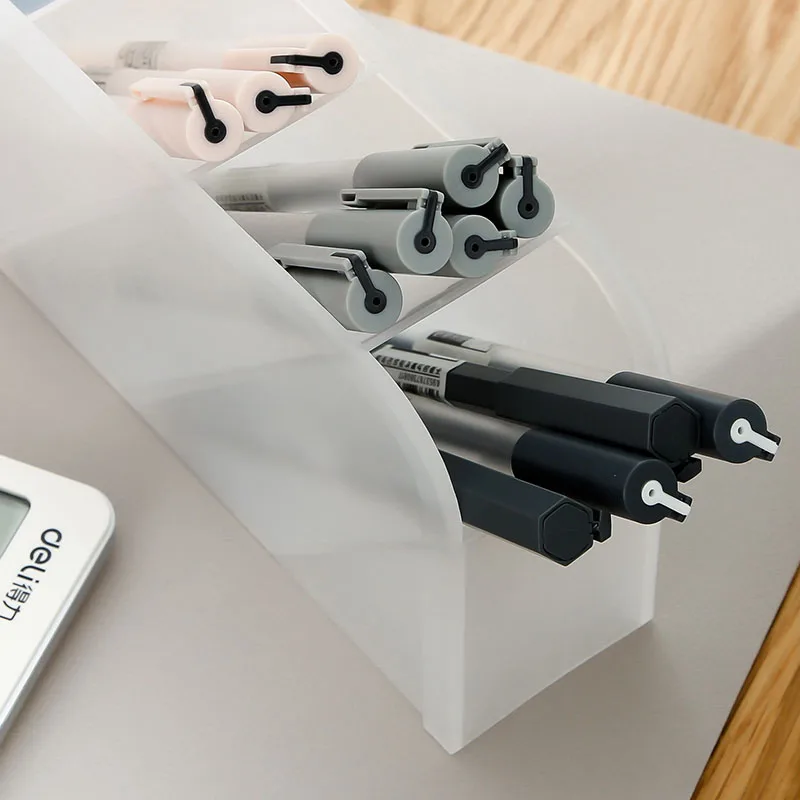 

New Creative Multi-function 4 Grids Desktop Storage Boxs Cases 4 Grid Sub-grid Make Up Cosmetic Holder Desk Pen Pencil Organizer