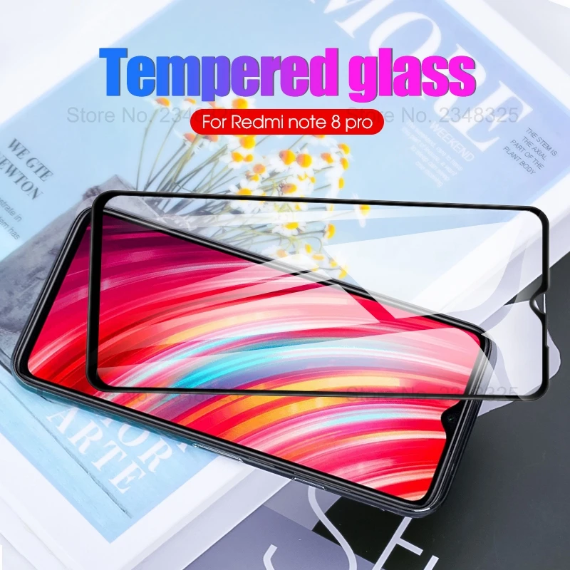 Защита экрана из закаленного стекла для Xiaomi Redmi 7 8 Note 7 Pro 8 Pro 8T полное покрытие закаленное стекло для Xiaomi Redmi 7A 8A чехол