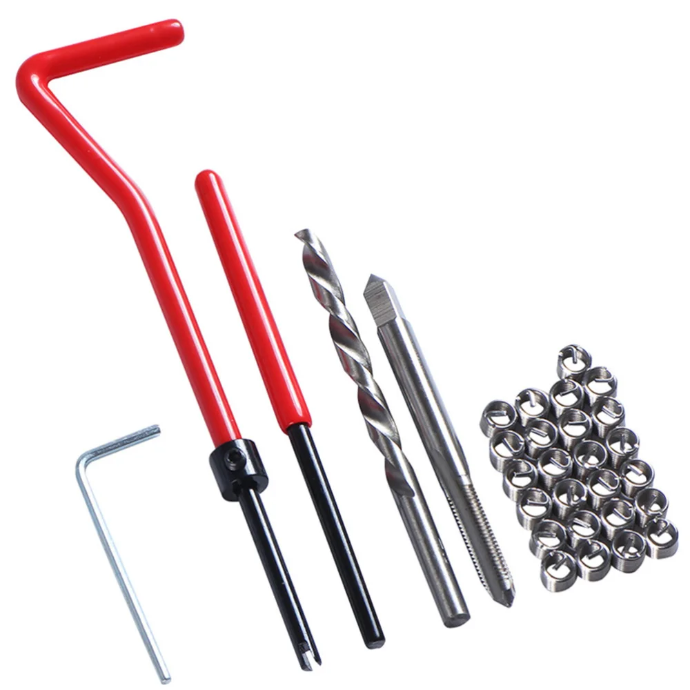 

30pcs Professional Rethread Thread Repair Tools Stripped Thread Repair Kit