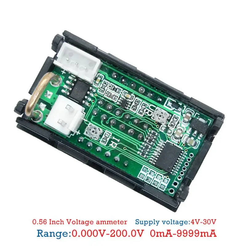 

0.28" Digital DC 200V 10A Voltmeter Ammeter 4 Digit 5 Wire Voltage Current Meter