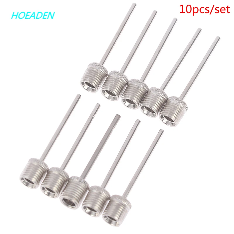 

10PCS Stainless Steel Pump Pin Sports Ball Inflating Pump Needle For Football