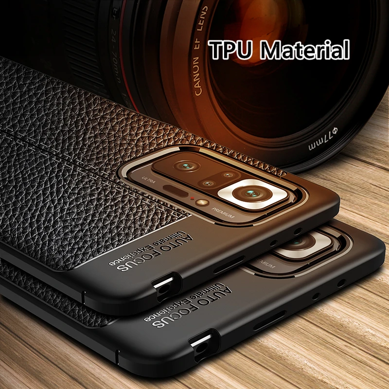 

For Xiaomi Redmi Note 10 Pro Case Capas TPU Silicone Leather Case For Xiaomi Redmi Note 10 Cover For Xiaomi Redmi Note 9T 5G 9T