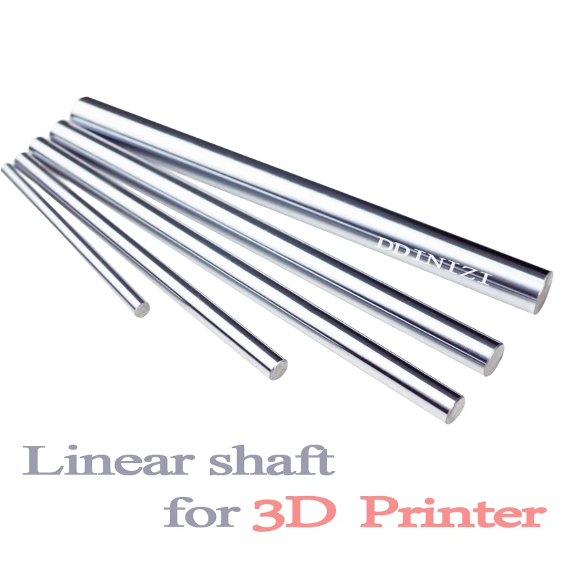 2pcs 6mm 8mm 10mm 12mm 16mm 8x400 linear shaft 3d printer 8mm x 400mm Cylinder Liner Rail Linear Shaft axis cnc parts
