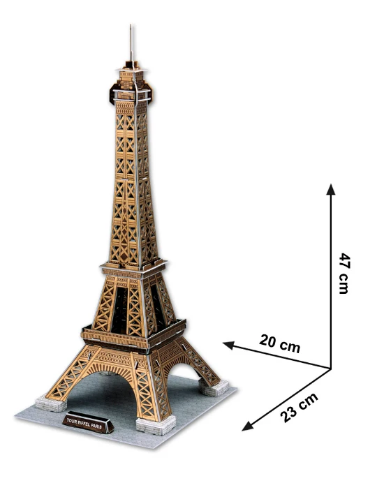 

puzzle toy 3d Three-dimensional Puzzle Assembled Toy Paper Model Of The Eiffel Tower In Paris Selling Gift Unisex Movie