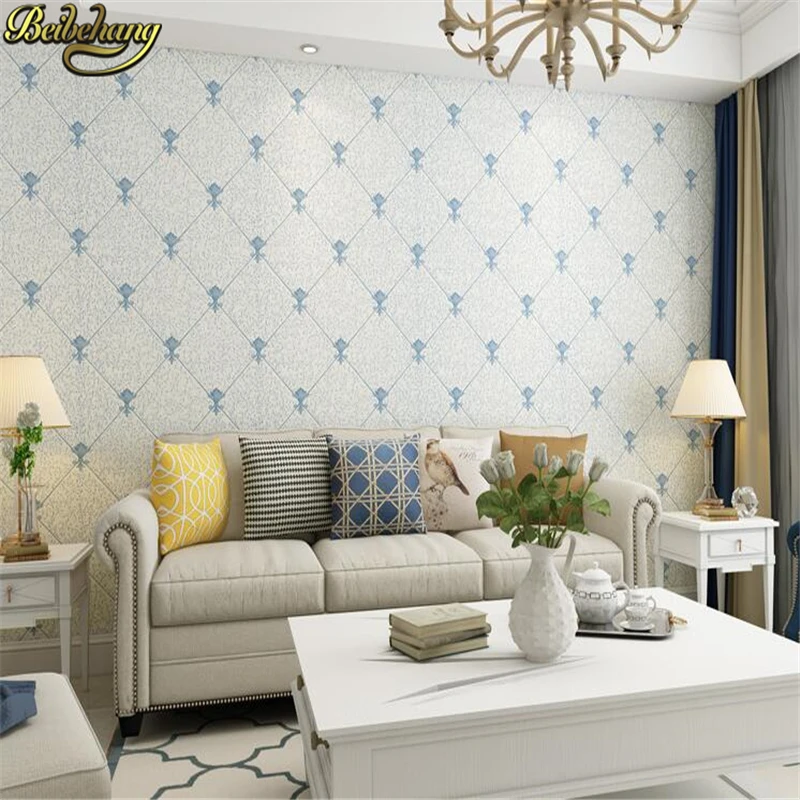 beibehang Modern minimalist plain fashion non-woven self-adhesive wallpaper bedroom living room TV background wall self-adhesive